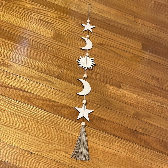 Handmade Star, Moon, and Sun hanging wall decor - Picture 2 of 3